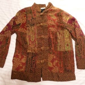 Beautifully Patterned Light Jacket, Women's sz S